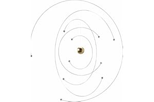 Flensted Mobiles 441 Niels Bohr Mobile, Stahl, Gold/Silber, 27x27 cm