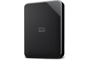 WD 5 TB Elements AE Tragbare Externe Festplatte, SuperSpeed USB 3.2 Gen 1/USB 3.0, Plug-and-Play-Erweiterung, Formatiert für Windows, Schwarz