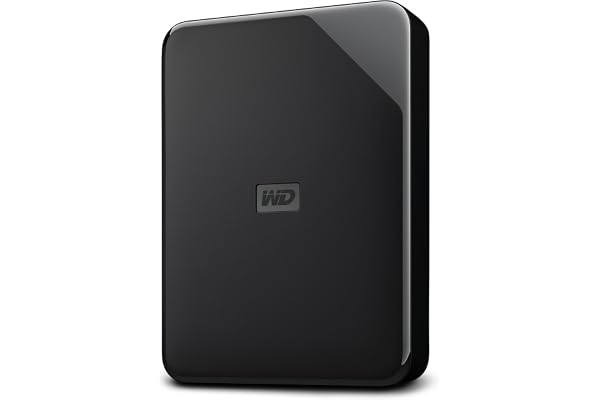 WD 4TB Elements Ae, Disco Duro Externo Portátil, USB SuperSpeed 3.2 Gen 1/USB 3.0, Ampliación de Almacenamiento para conectar y Usar, Formateado para Windows, Negro