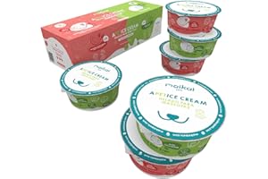 MAIKAI Pack 6 Helado para Perros y Gatos con Colágeno + Inulina - Snack Refrescante sin Lactosa - Listo para Congelar + Golosina Natural con Prebióticos para Alfombra de Lamer o Premios