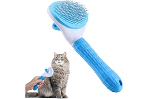 ‎JWTEEE Katzenbürste Kurzhaar, Hundebürste Langhaar, Selbstreinigende Unterfellbürste Katze, Fellbürste Für Katzen, Katzenkamm, Katzenbürsten Langhaar, Katzen Bürste, Furminator für Hunde