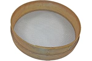 Greenkey 758 7mm Mesh Traditional Wooden Garden Riddle - Brown