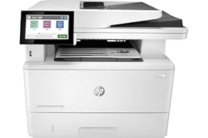 HP LaserJet Enterprise MFP M430f 3PZ55A, Impresora Láser Multifunción, Imprime, Escanea, Copia y Fax, Ethernet, USB 2.0, Smart App, Pantalla Táctil en Color, Blanca