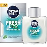 NIVEA Balsamo dopobarba da uomo FRESH KICK (100 ml), lozione dopobarba rinfrescante, cura della pelle degli uomini, balsamo d