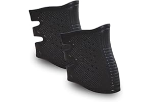 Sibo - Impugnatura Antiscivolo in Gomma (2 Pezzi) - Grip Ergonomico Universale per Softair - Accessorio Comfort per GBB AEG - Copertura per Manico Airsoft