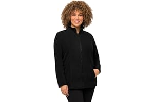 Ulla Popken Fleecejacke, Baukastensystem, Innenjacke, Stehkragen Veste de survêtement Femme (Lot de 1)