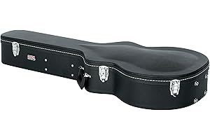 Gator Cases Estuche Deluxe de Madera para Guitarras Acústicas Jumbo; (GW-JUMBO)