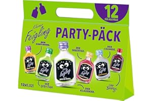 ‎KLEINER FEIGLING Kleiner Feigling Das Kleiner Feigling PARTY-PÄCK | 12 x 20ml |Mit 6 verschiedenen Sorten Früchte (1 x 12 x 20 ml)