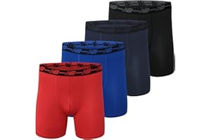 New Balance Calzoncillos Tipo Bóxer de Malla de 5 Pulgadas Sin Bragueta (Paquete de 4) Calzoncillos Tipo bóxer Hombre