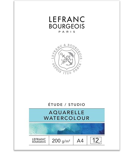 Lefranc Bourgeois Studio Carta Acrilico 190 G - Blocco A4-15 Fogli - 9