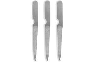 ZAMAHA UK® 3 Pcs Stainless Steel Metal Nail Files - Reusable Dual Sided Nail Care for Men and Women, Pedicure & Manicure Accessories, Ergonomic Handle
