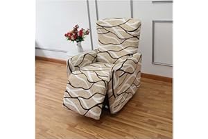 BLLMTEAR Copripoltrona Relax Reclinabile Elettrica Con Tasche Fodera Per Poltrona,Universale Coprisedile Chivas Poltrona Reclinabile Relax Completo Elasticizzato, Copertura Per Poltrona ( Color : 19# , Size :