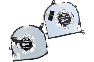 Deal4GO Ventilateur de processeur VJ2HC 0VJ2HC DC28000IQF0 avec ventilateur de refroidissement GPU TK9J1 0TK9J1 DC28000IPF0 pour Dell XPS 15 9570 Precision 5520 5530