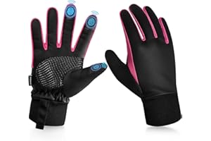 Sukeen Kids Thermal Gloves Kids Winter Sports Cycling Gloves,Winter Touch Screen Gloves Anti-Slip Outdoor Windproof Gloves Running Gloves for Boys Girls Aged 4-12 Riding Bike Football Playing Walking
