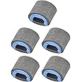 TechNart PRINTECH1007 Paper Pick Up Rollers for Laser Printer HP P1007/P1008/M1136/M1213nf/M1213/M1216/P1106/P1108 (Black, Pack of 5)