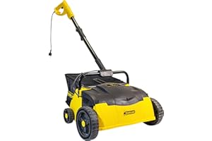 Garland - Spazzatrice per Erba Artificiale Roll&Comb 302E-V19 | 1.400 Watt di Potenza | Elettrica a Spina | 32 cm di Larghezza di Lavoro | Manubrio a Braccio Oscillante | Sacco di Raccolta da 25L