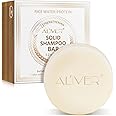 NIKITA.VIVI Rice Water Protein Shampoo Bar 91G, Rice Water Solid Shampoo Soap Bar for Hair Growth, Rices Waters protein Shampoo Bar for Strengthening Weak or Damaged Hair Thinning Hair Loss Soap
