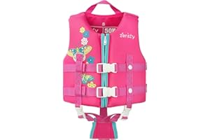 Zeraty Kids Swim Vest Giubbotto salvagente per Bambini con cinghie di sicurezza regolabili età 1-9 Anni / 22-50 lbs