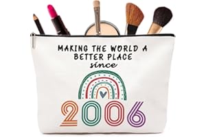 VIVAJOY 18th Birthday Gifts for Girls, Rainbow Cosmetic Bags, Ideal 18th Birthday Ideas, Funny 18th Birthday Gifts for Her, 18th Birthday Presents for Best Friends, Bestie, Sister, Daughter