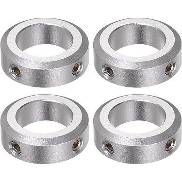 Lot De 10 Colliers D'arbre En Aluminium 12mm - Butée Pour Arbres De Guidage