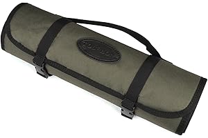 TOURBON Alfombrilla de limpieza enrollable para pistola de caza y tiro con bolsillo de almacenamiento de herramientas