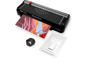 Olympia A 245 Combo 4-i-1 laminator | Varm- och kall laminator | lamineringsset för A4 | integrerad skärlinjal | lamineringsfolieset och hörnrunda