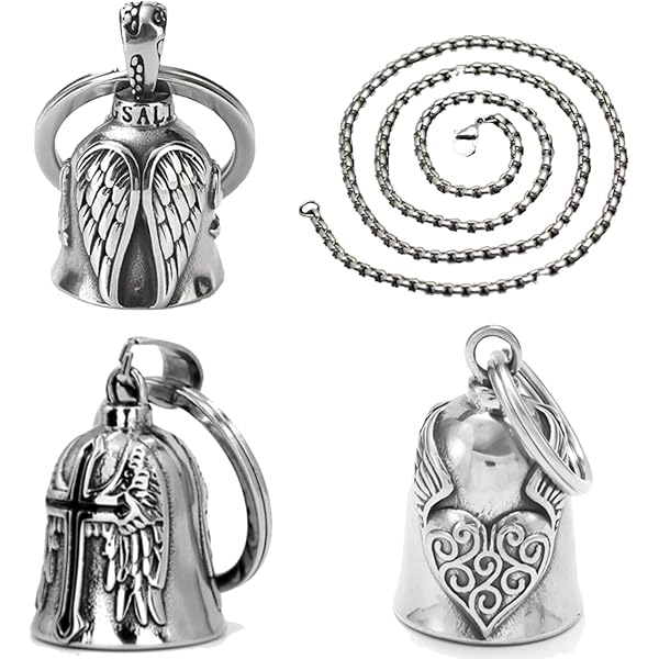 Jewelry - Bell Brings Good Luck Motorcycle 316L Steel Cross Knight Templar - 17,90