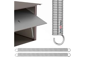 KOTARBAU® Uppsättning av 2 garageportar, fjädertråd, 570 mm, torsionsfjäder, garageport, dragfjäder, garageport, garageport