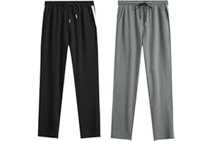 FGFD&OU Pantaloni Sportivi Donna in Cotone, Pantaloni Lunghi Joggers Elasticizzato, Pantaloni da Tuta Donna per Jogging Sport Yoga Fitness