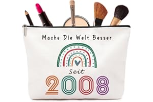 VIVAJOY 16 Geburtstag Mädchen - Sweet 16 Geschenke Mädchen Make-Up-Tasche, Coole 16. Geburtstag Mädchen
