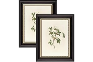 YoHyien Zestaw 2 Ramki na Zdjęcia Vintage 15x20 cm, Ramki Shabby Chic Postarzane na Ścianę i na Stół, Ramki Fotograficzne Retro w Pionie i Poziomie (Czarny, 15 x 20 cm)