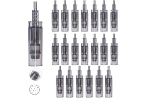 LAZZYBEAUTY 20 Cartucce di Ricambio per Aghi a 12 Pin per la Penna per Microneedling Dr.pen Modello A7, Parti di Ricambio Originali Monouso per Cartucce per Microneedling Accessori per la Cura della Pelle