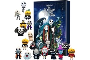 ZORQ Halloween Toys Advent Calendar 2023, Nightmare Before Christmas Countdown Advent Calendar, 24 Days Calendar With 24 Halloween Toys For Boys Girls Adults