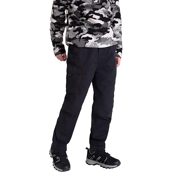 SEAUR Kinder Wanderhose, Wasserdichte Winter-Cargohose Mit Reißverschlusstaschen, Für Jungen & Mädchen 5-14 Jahre