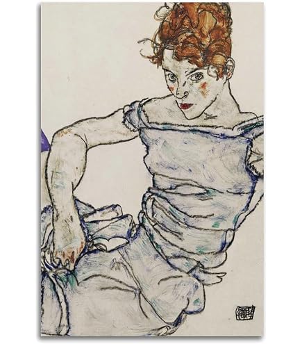Secession 49. Ausstellung, 1918 Poster von Egon Schiele 13 x 18 cm