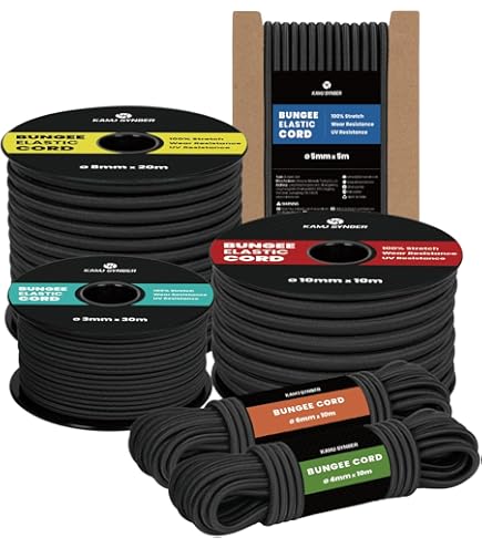 Corda Elastica Dreamprint 30m X 8mm - Corda Per Teloni, Campeggio E Fissaggio Carichi - Foto 3