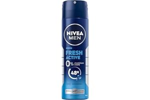 ‎NIVEA MEN NIVEA MEN Fresh Active Deospray, Deodorant mit einzigartiger INFINIFRESH Formel für 48h Schutz, Deo ohne Aluminium mit Meeresextrakten und frischem Duft (150 ml)