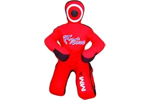 FNINE MMA Judo dummy, Sitting Position for wrestling, brazillian jiu jitsu, mixed martial arts kick boxing, unfilled dummy