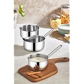 Zagori &Ccedil;elik 3 L&uuml; Ka&ccedil;erola Sosluk S&uuml;tl&uuml;k 12 Cm - 14 Cm - 16 Cm Tek Ebat