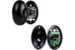 Festnight DC12V Fotocellula a raggi infrarossi Sensore di fascio automatico Porta cancello Rivelatore di barriera per garage per porte e finestre Sistema di allarme antifurto Accessorio per apriporta