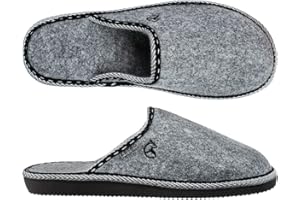 ESTRO Pantoufles Homme Chaussons Homme - Pantoufles en Feutre Homme Pantoufles Homme Hiver Chaud Feutre Pantoufle Homme F14