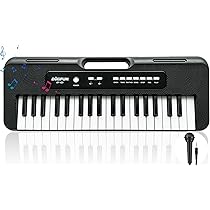 LUCMO 37-Key Keyboard Digital Piano for Kids, Digital Piano with