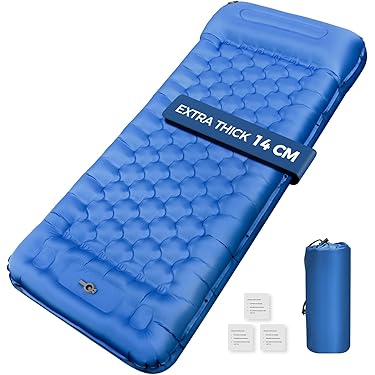 Kiaitre Camping Mat, 12CM Thicken Self Inflating Camping Mat With Built
