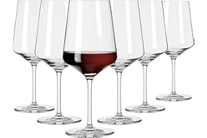RITZENHOFF 6301001 Bicchiere da vino rosso 500 ml - Serie Lichtweiss - 6 pezzi in un set regalo - Elegantemente moderno - Made in Germany