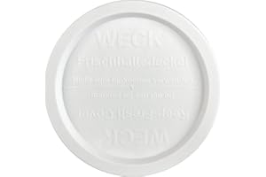 COTTA Weck Frischhaltedeckel aus Kunststoff - Ø 100 mm - weiß - 5 Stück
