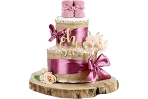 DUBISTDA -WINDELTORTEN- Torta di pannolini TUTTI I giovani | per la nascita (2 piani, plum)