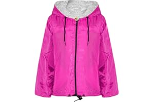 A2Z 4 Kids® Dziewczęta Chłopcy Płaszcze Przeciwdeszczowe Kurtki dla dzieci Różowe Lekkie KAG Mac Wodoodporna Kurtka z kapturem Cagoule Rain Mac Age 5 6 7 8 9 10 11 12 13 lat