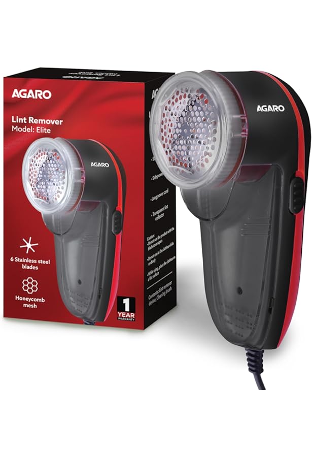 Rechargeable Fabric Shaver And Lint Remover, 3-Speed