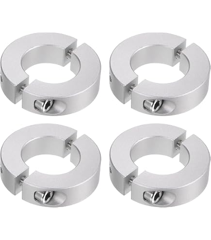 QUARKZMAN Ensemble 2 Bague de Réglage Arrêt d'axe Butée Collier Serrage Vis en Acier Au Carbone, Alésage de 3/4, Diamètre Extérieur de 1-1/4, Largeur de 9/16 Pour Guide D'Arbre Linéaire QUARKZMAN Ensemble 2 Bague de Réglage Arrêt d'axe Butée Collier Serrage Vis en Acier Au Carbone, Alésage de 3/4, Diamètre Extérieur de 1-1/4, Largeur de 9/16 Pour Guide D'Arbre Linéaire