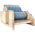 Hand Drum Carder for Wool Fiber Combing Board Fast and Efficient Spinning and Weaving Craft Supplies